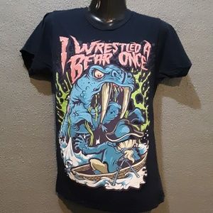 I Wrestled A Bear Once Band Tshirt 